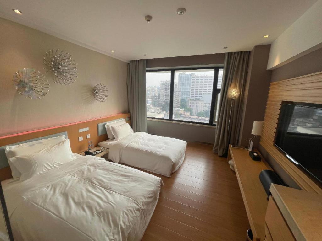 Crystal Orange Hotel Guangzhou Taojin Branch Exterior foto